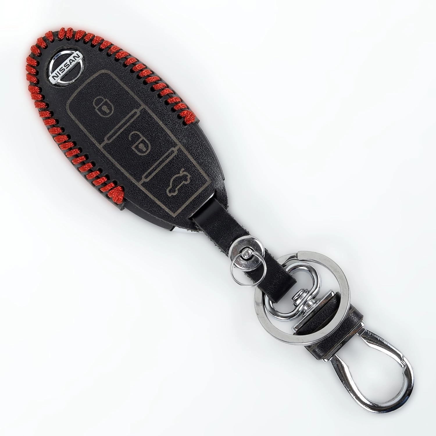 BM ENTERPRISE, BM ENTERPRISE Car Key Cover - Black Leather