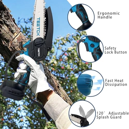 Mini Chainsaw - 6-Inch 18V Cordless