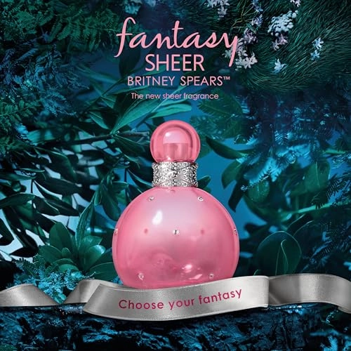 Fantasy Sheer Eau de Toilette 3.3 Fluid Ounces