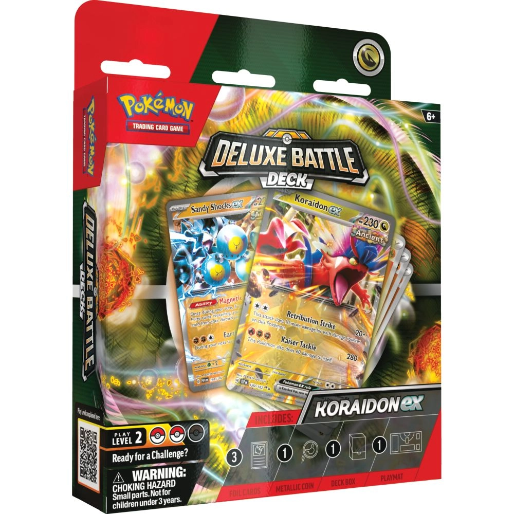 Pokémon Koraidon Ex Deluxe Battle Deck - 60pcs