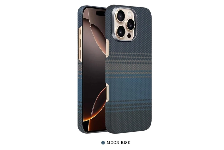 AZTECH Official Store Kevlar Case Slim Protective Cover with MagSafe for iPhone 15 Pro Max