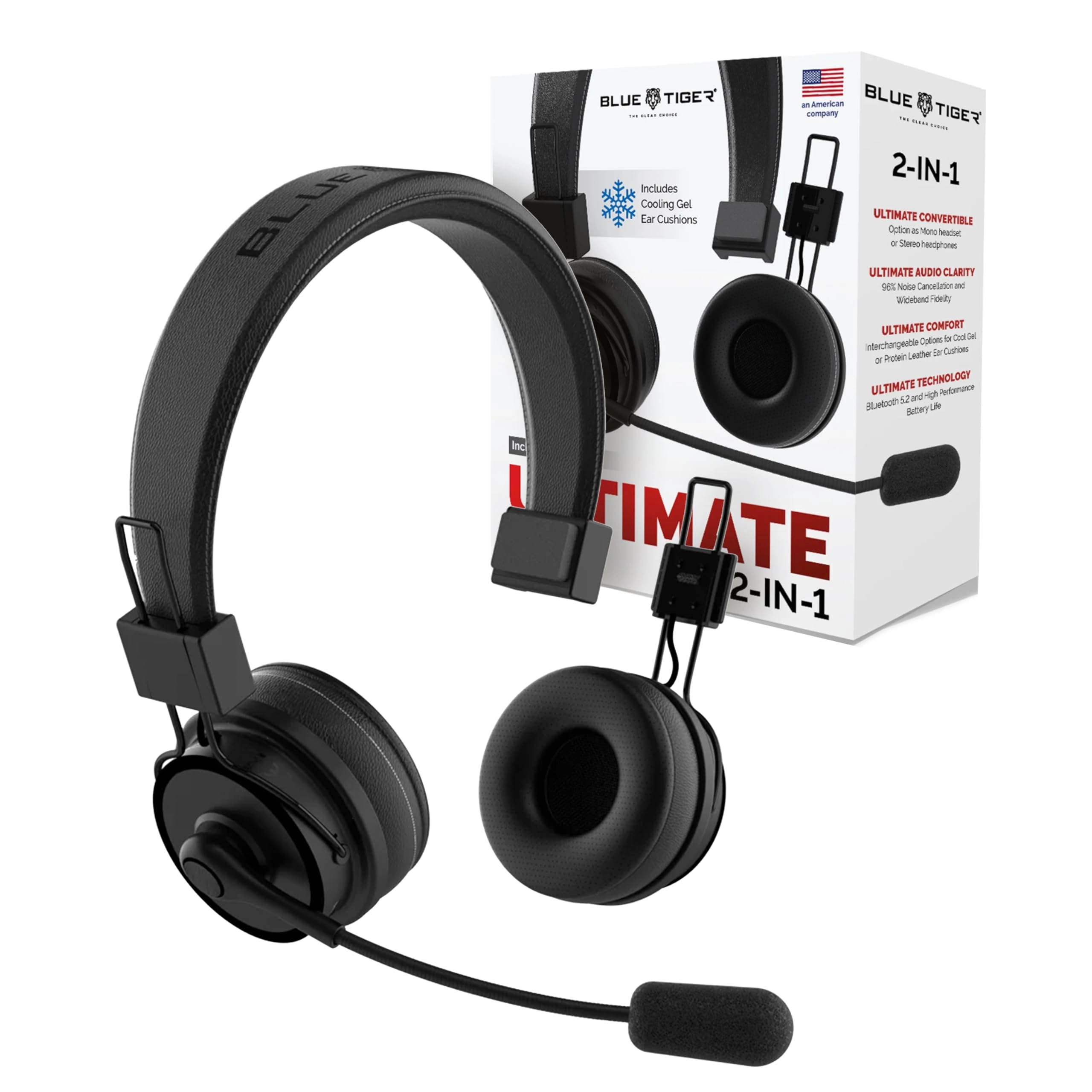 Blue Tiger Ultimate 2-in-1 Wireless Headset