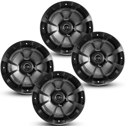 Datanly Coaxial Car Audio Speakers - 6.5" 2-Way + Speaker Box - 11.61 x 7.68 x 4.92 inches