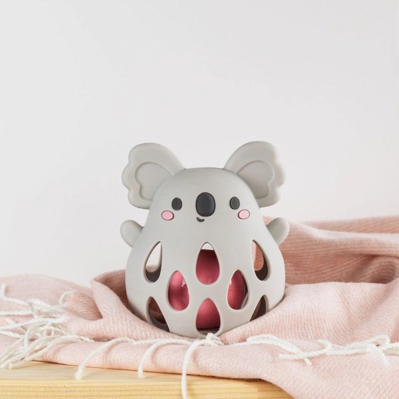 Silicone Rattle - Koala - 0 + silicone