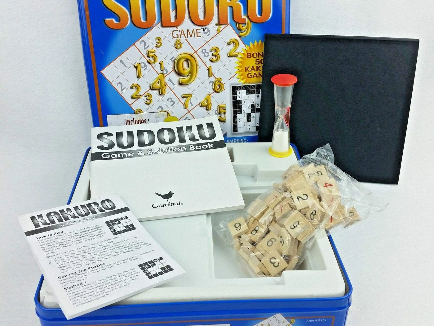 Sudoku/Kakuro Puzzle - 100 Games Wood Pieces
