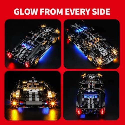 2.0 Light Kit - Compatible with Lego Speed Champions 1966 Ford GT40 MKII 42223