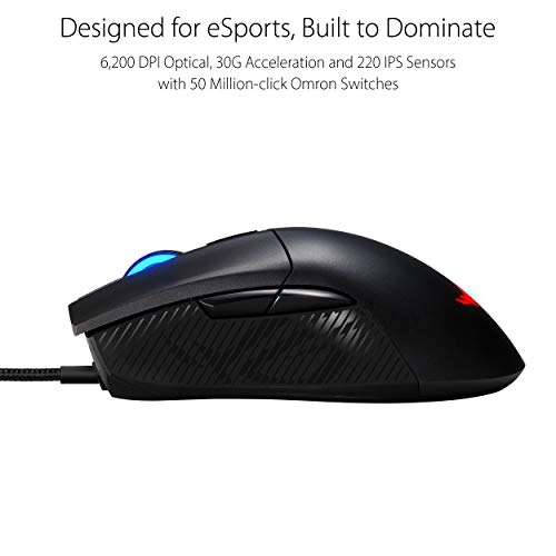 ROG Gladius II Core Optical Gaming Mouse - Wired