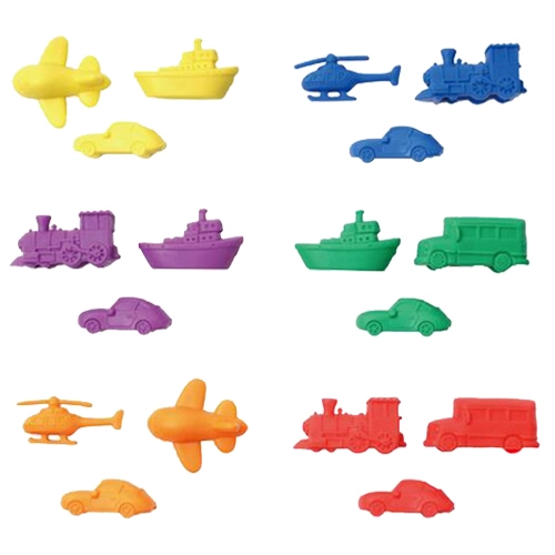 edxeducation Transport Counters - Suitable for 3 years & above 36 pieces
