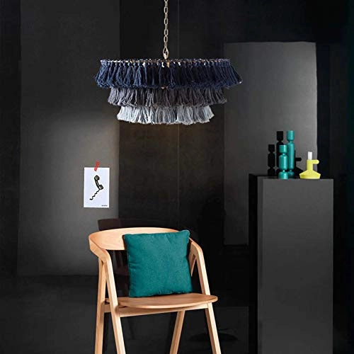 Tassel Chandelier - 61*32cm Black