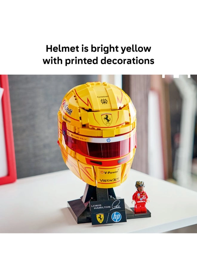 Scuderia Ferrari HP Lewis Hamilton Helmet (43022) - Display Collectible Minifigure
