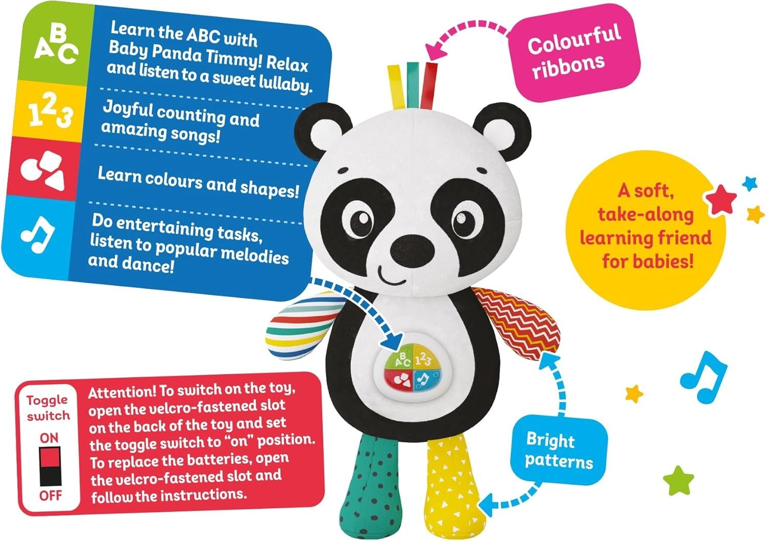 Baby Panda My Friend 32 cm - Sound effects