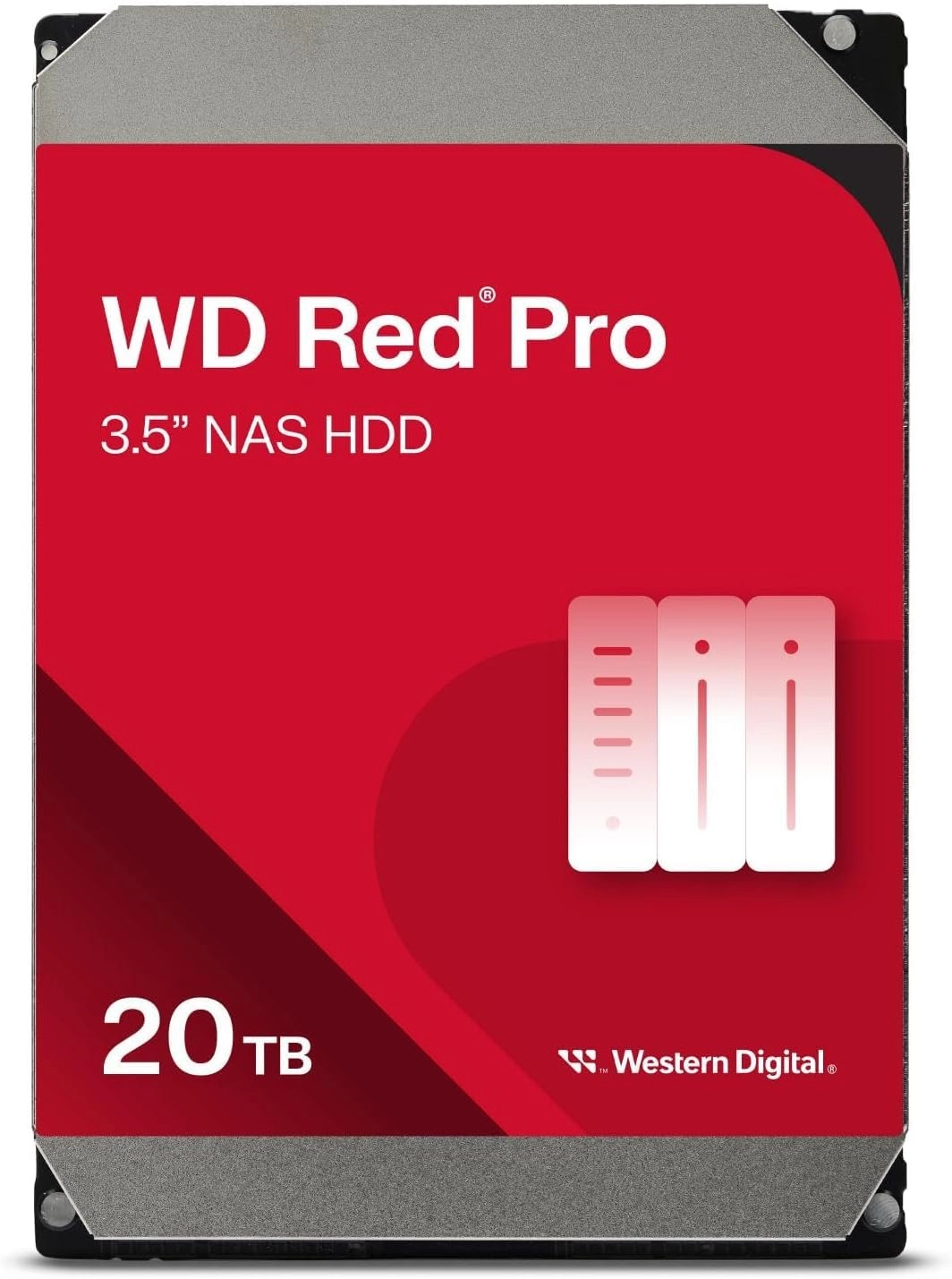 Western Digital WD Red Pro 3.5" 7200rpm 512MB SATA 6Gb/s (WD202KFGX-SPCKWN0) - 20TB