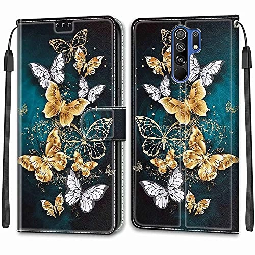 Wallet Case for Xiaomi Redmi 9 - PU Leather + Tpu