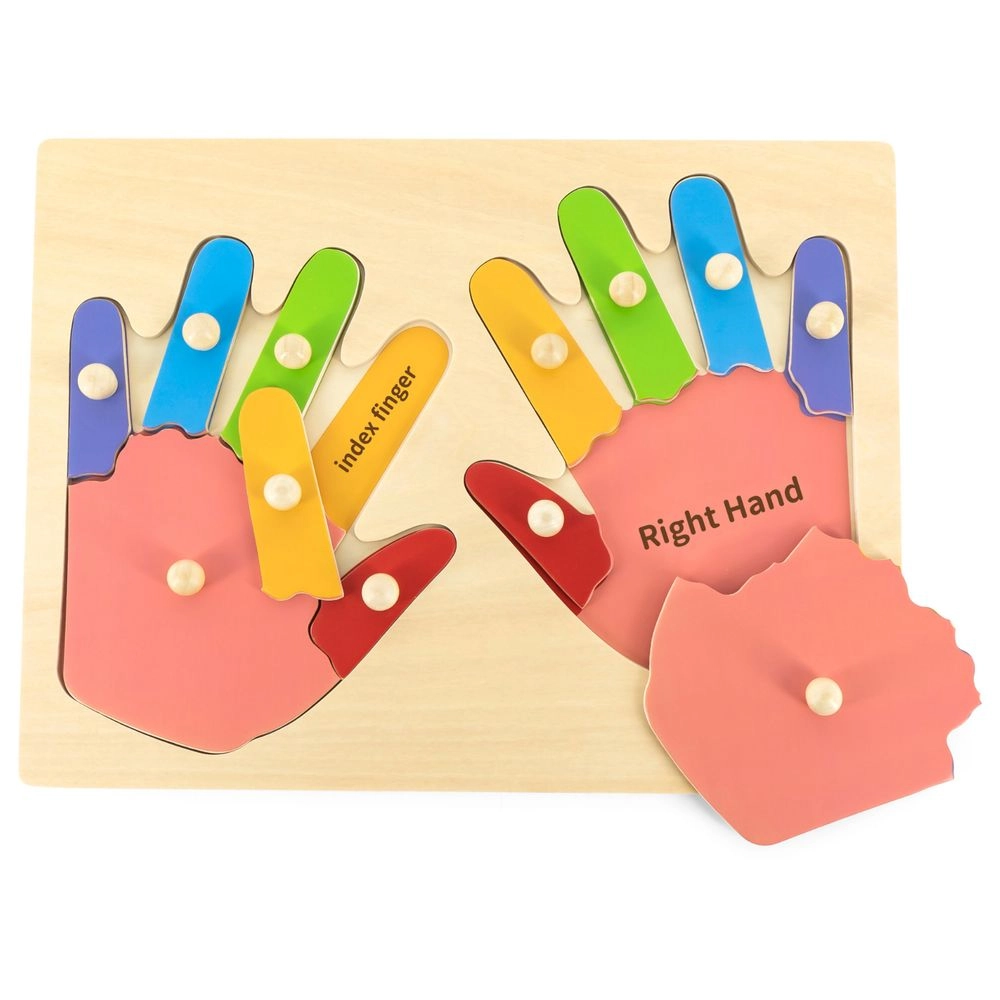 Hand and Finger Puzzle - 3 + 12 piece(s)