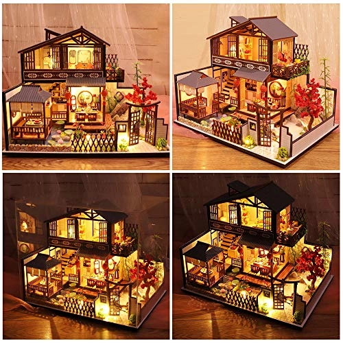 3D Miniature Dollhouse Kit - Sunshine Flower House 1:12