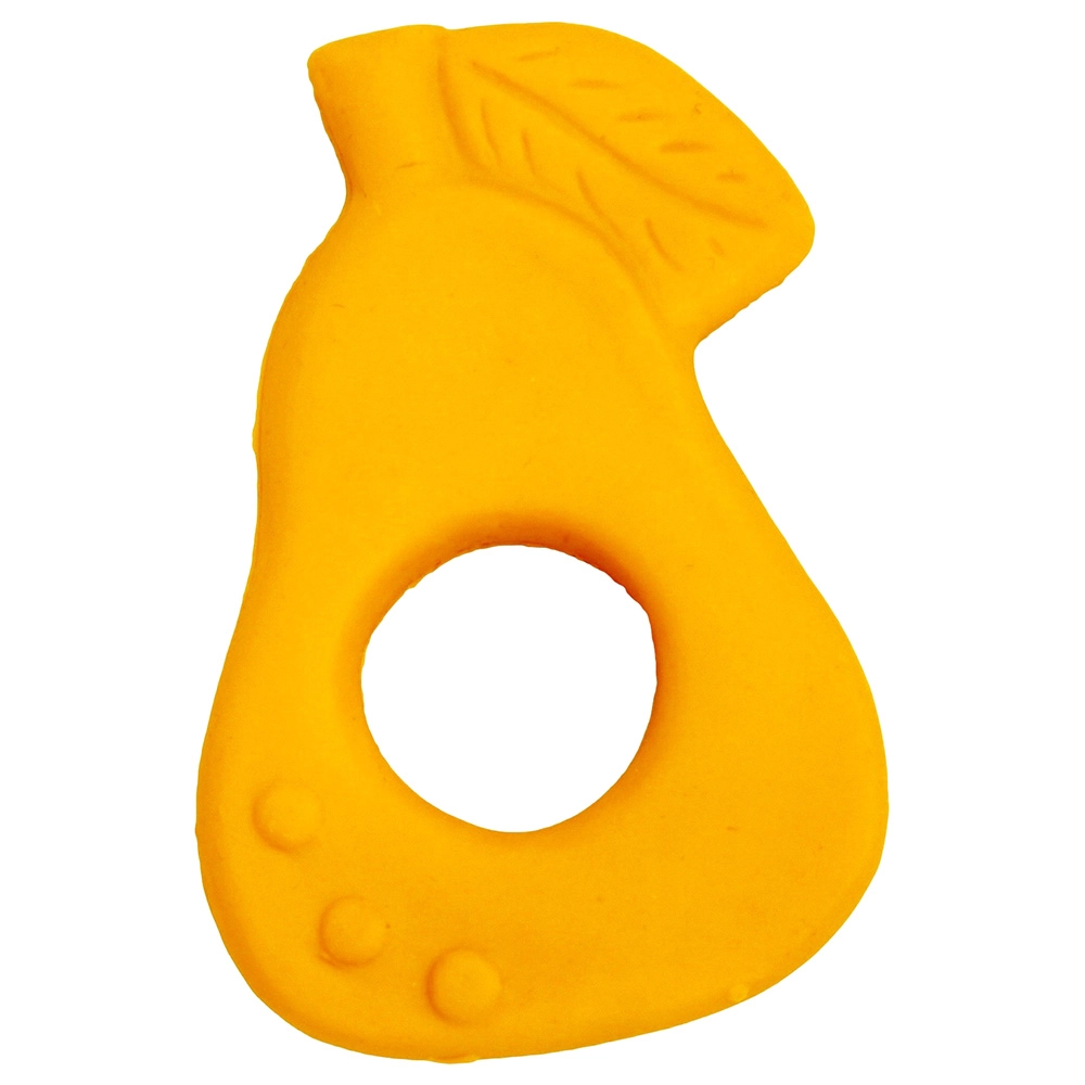 Lanco Pear Teether - Organic 100% natural Yellow