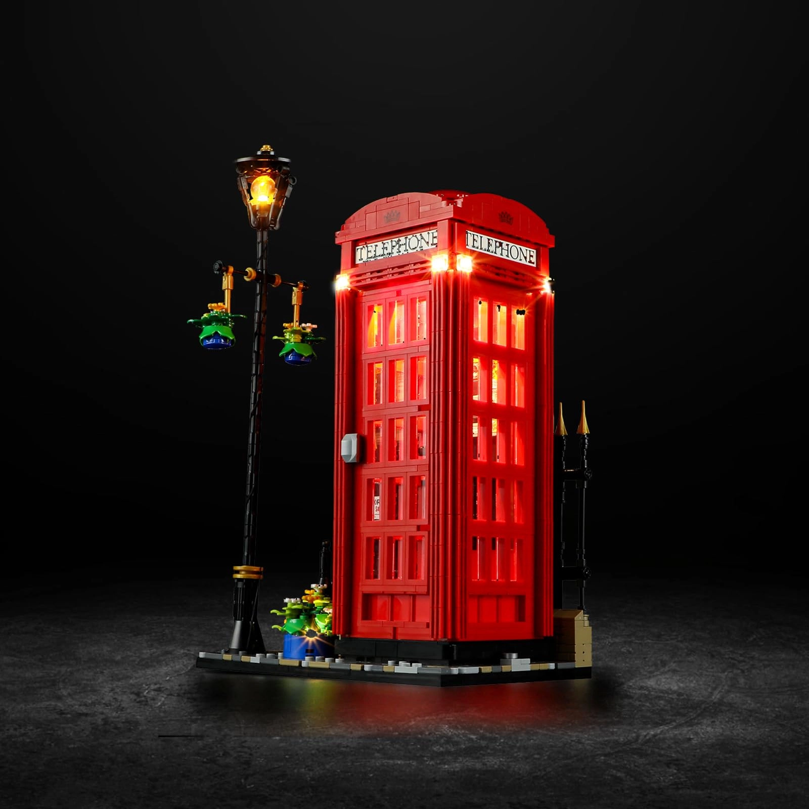 Vaodest LED Light for LEGO 21347 Red London Telephone Box Building Set - Plastic