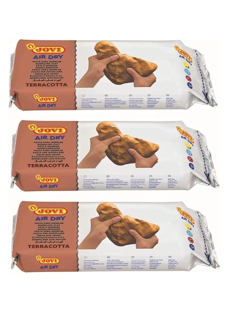 Air Dry Modeling Clay - 500g 3 pcs.