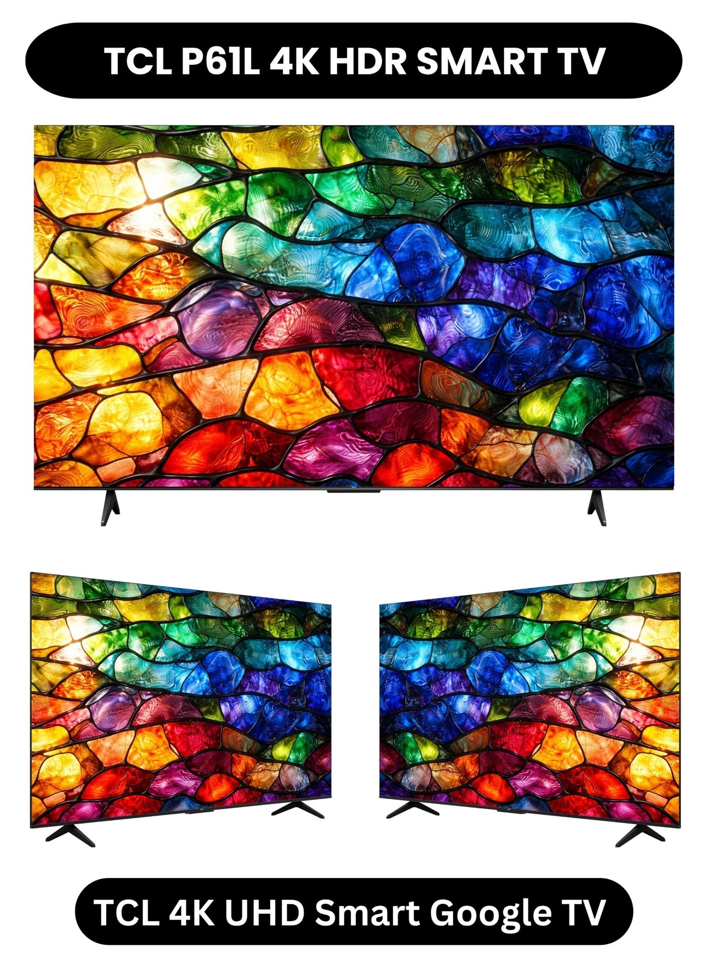 TV 55P61L 55" + 2.0-channel soundbar