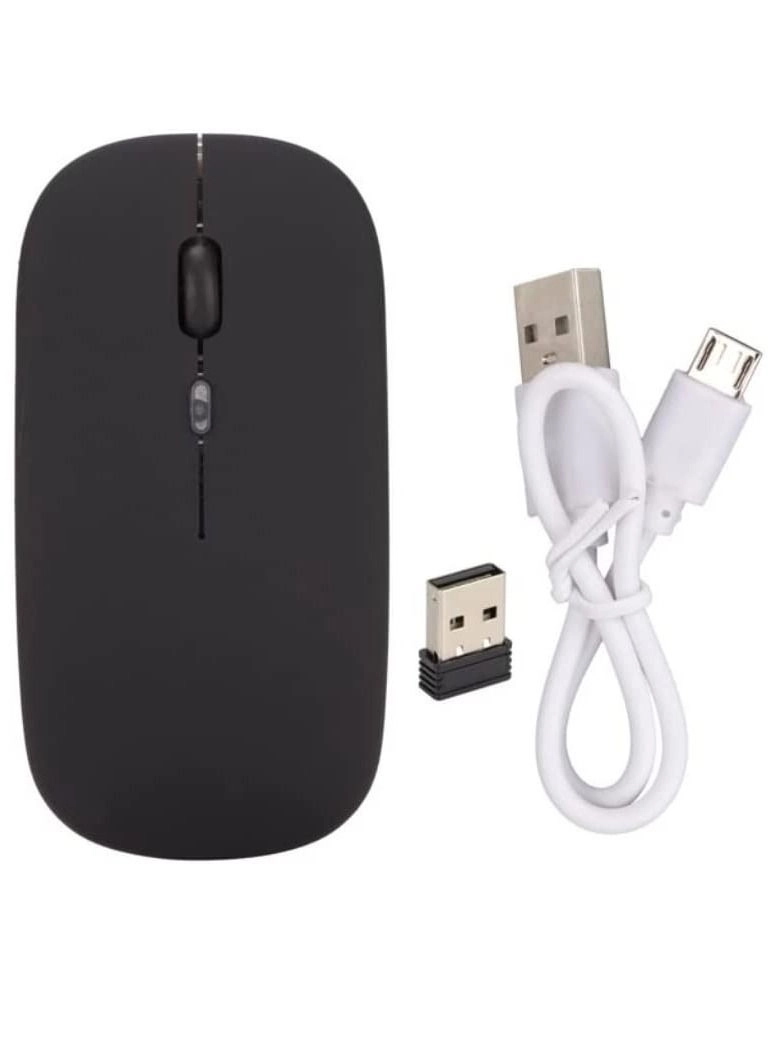 Slim Wireless Mouse - 2.4G Bluetooth 5.1