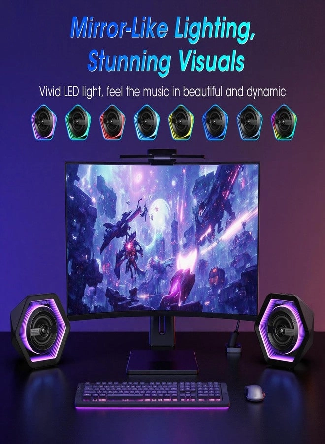 Powered Bookshelf Speakers - 50W
