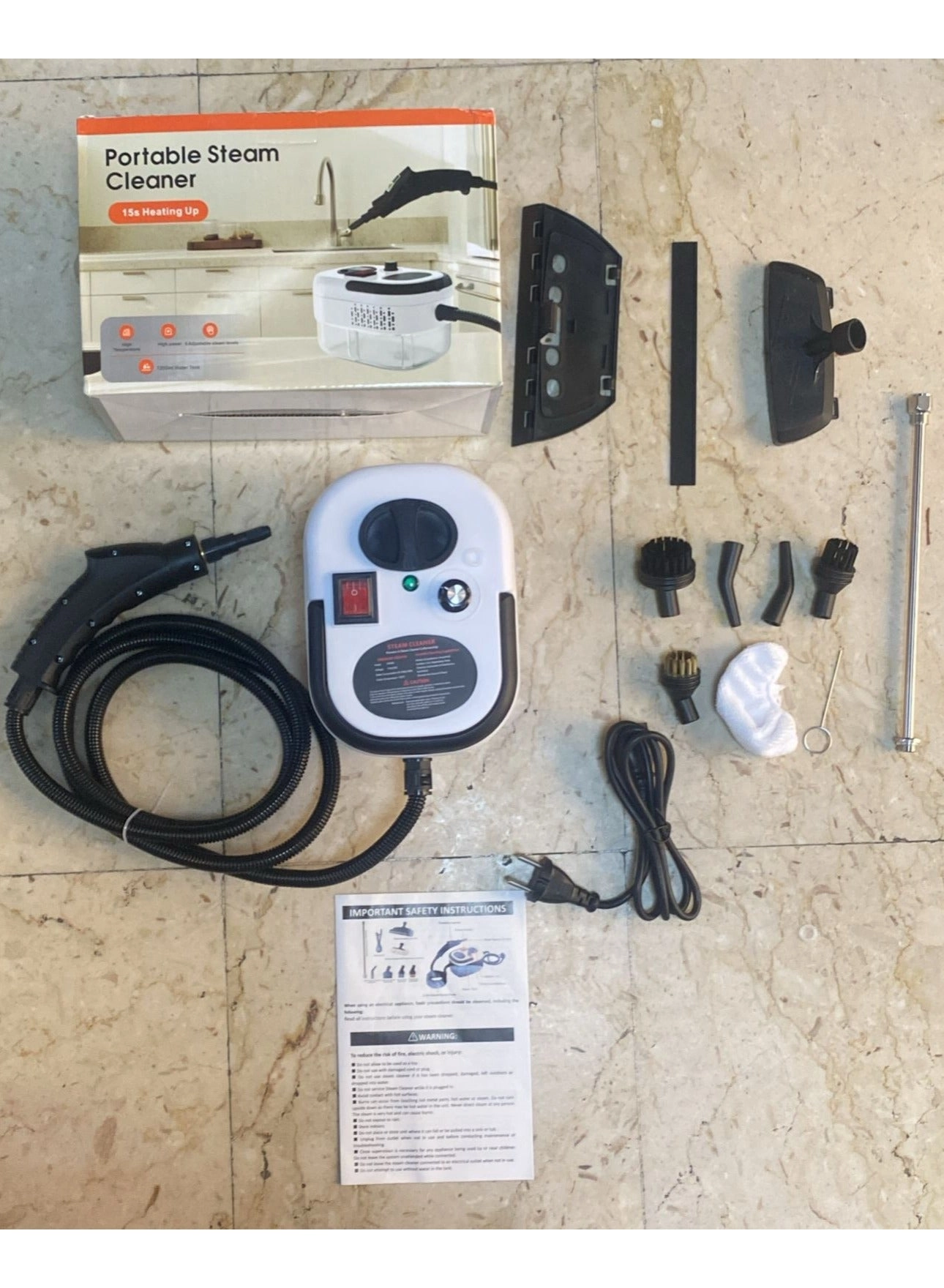 Portable Handheld Steam Cleaner - 1000 mL