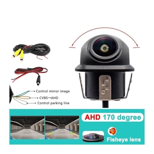 Car Rear View Camera - Starlight Night Vision Wire 1080P 720P