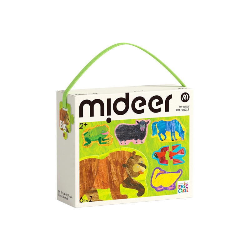 MIDEER My First Artist Puzzle Forest Animals - Suitable for 2 years & above 22 pieces