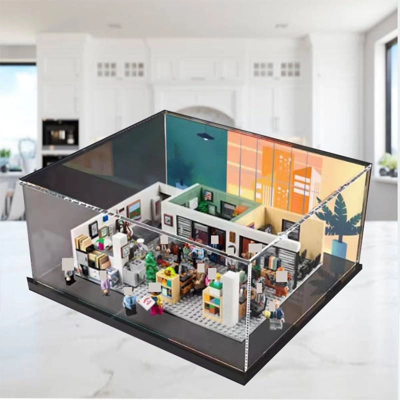 Display Case (21336) - 35x30x15cm Black Bottom+background2