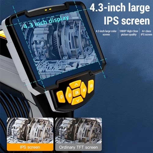 Handheld Industrial Endoscope - 8mm 10m