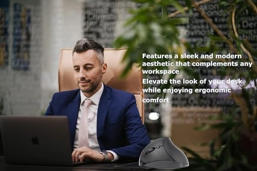 Vertical Mouse - Radio Frequency USB Wireless