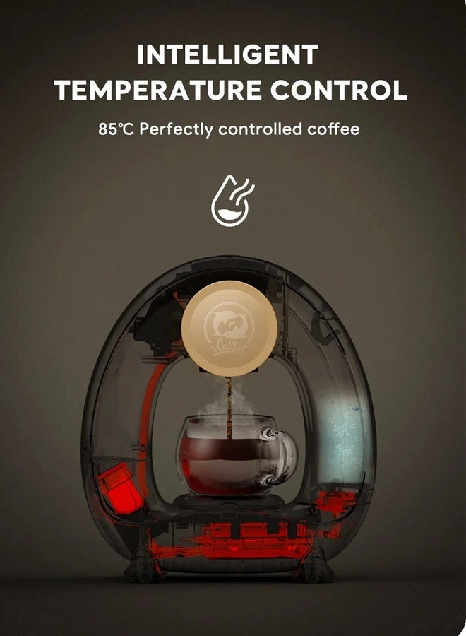 Mini Coffee Brewer - Single Serve One-Touch Automatic Brewing