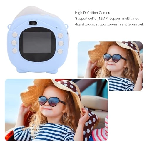 Kids Digital Camera - 12MP 2.4 Inch HD Screen Instant Print