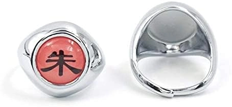 Uchiha Itachi Silver-Tone Resin Ring