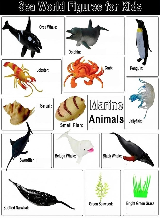 Realistic Underwater BIG Fish Animal Toy