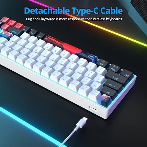 60% small mechanical keyboard - QWERTY Wired