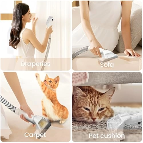 6-in-1 Portable Carpet Washer - Hot and Cold Water Extraction