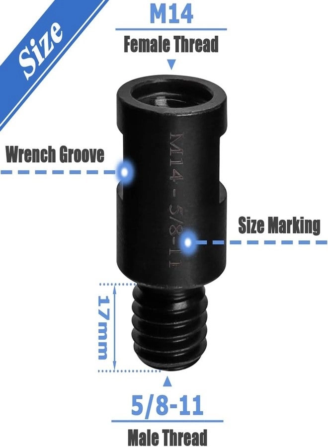 Angle Grinder Attachment Adapter - M14 to 5/8-11 2 Pcs