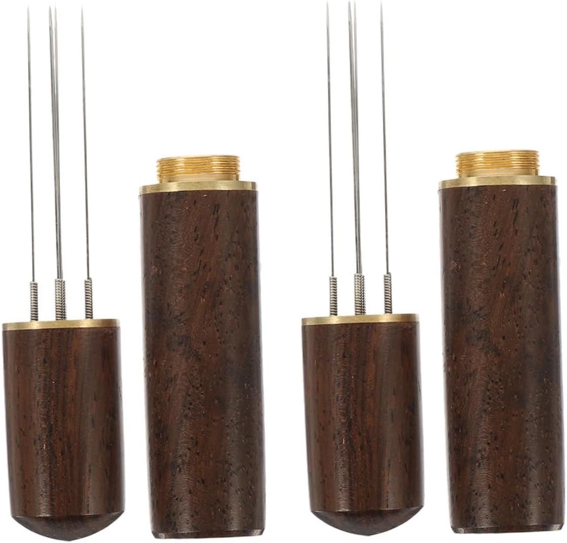 SOLUSTRE Coffee Stirrer - Stainless steel Wooden Handle