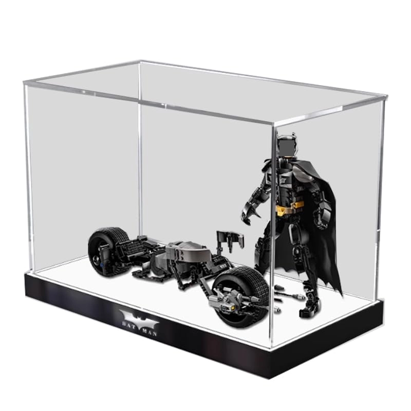 HCAEIOFJ Clear Acrylic Display Case (76273) - 40x20x30cm