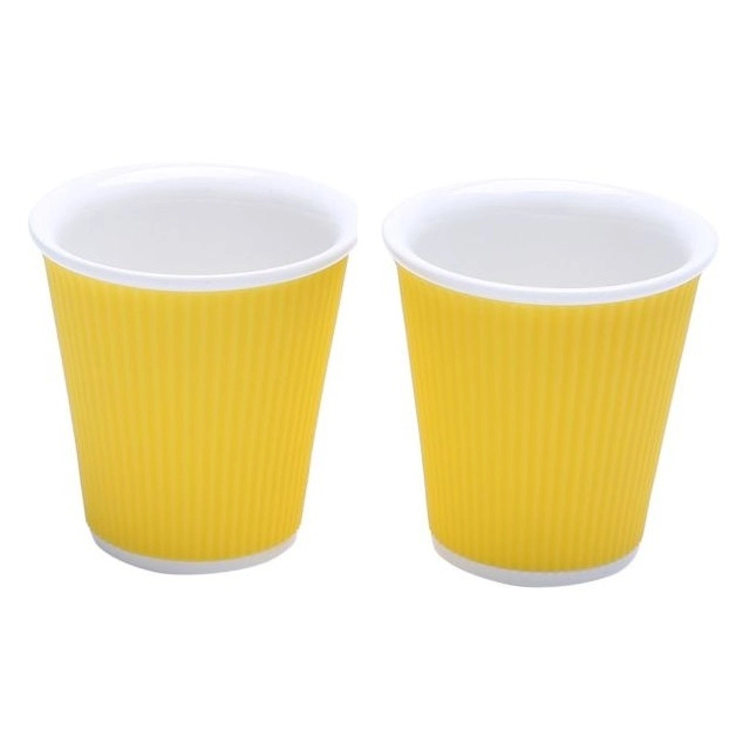 Espresso Cup - 2 pcs Ondulated