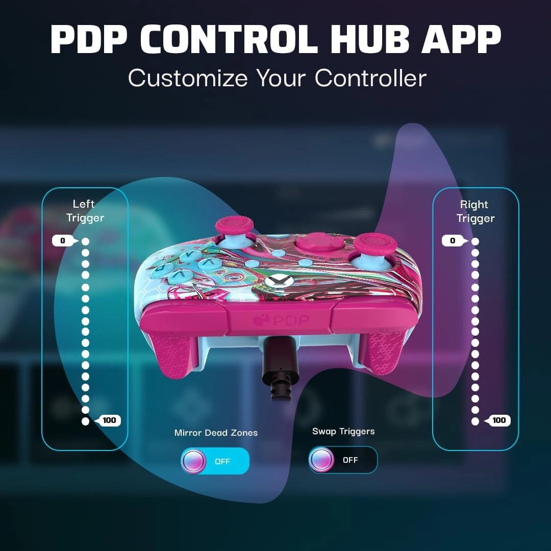 REMATCH GLOW - Wired Xbox Android Glow in the Dark