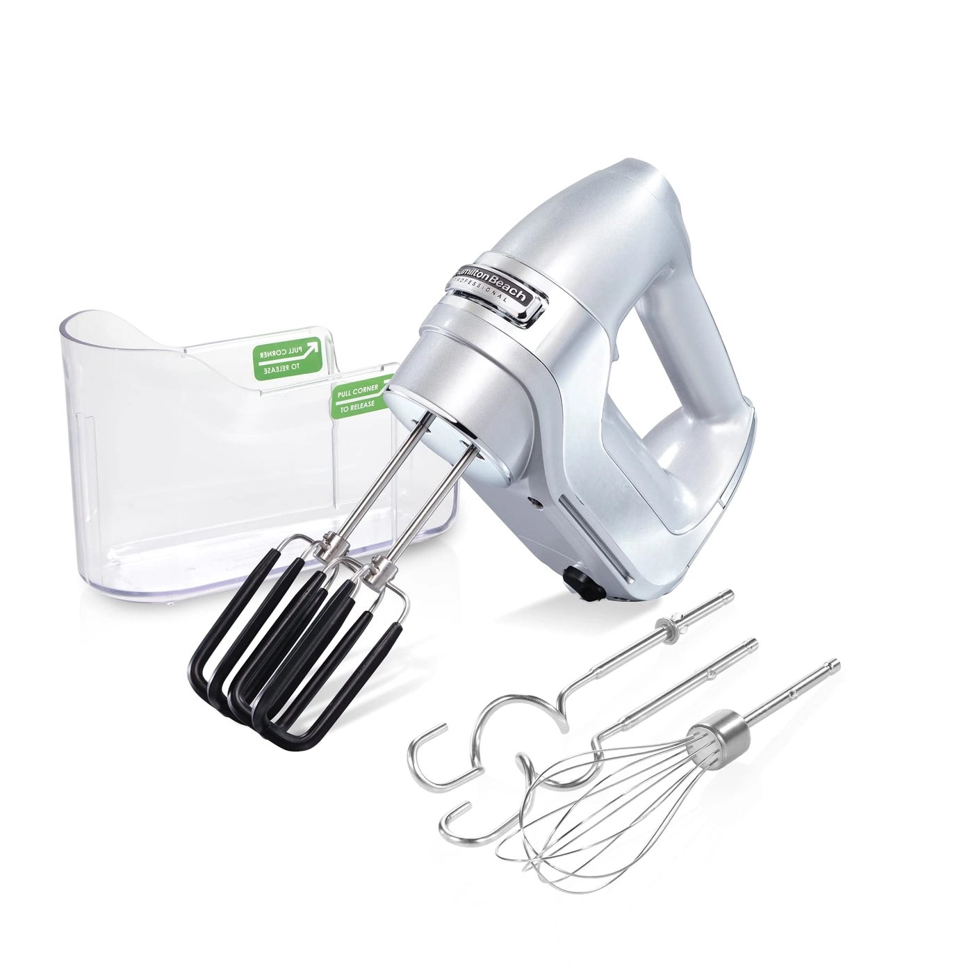 Hamilton Beach Professional 7Speed Digital Electric Hand Mixer - HighPerformance DC Motor SnapOn Storage Case