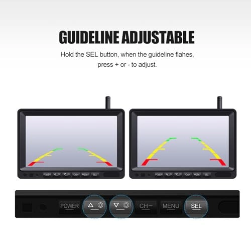 Reversing Camera - Night vision Wireless 720P