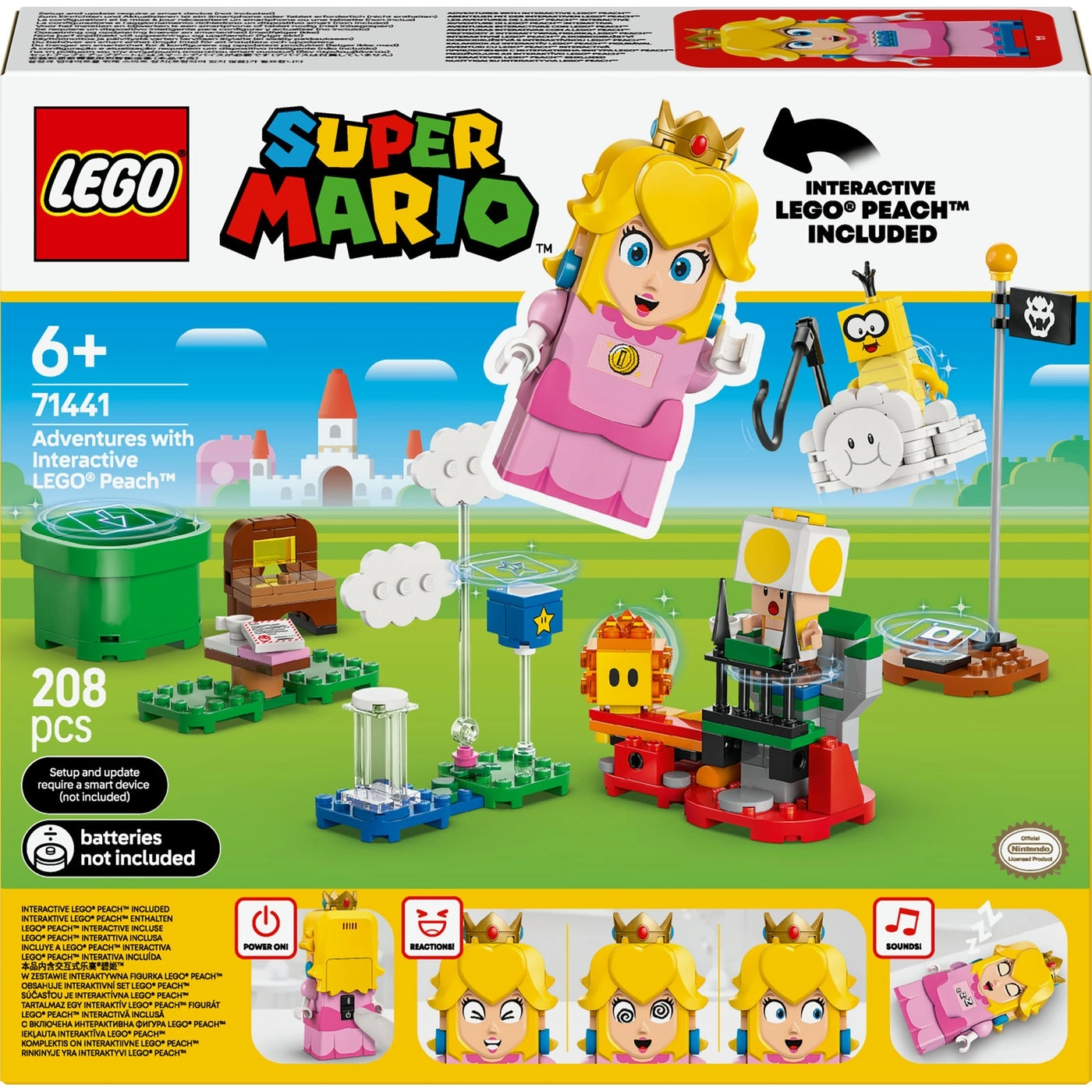 Super Mario Adventures (71441) - Interactive Peach Yellow Toad