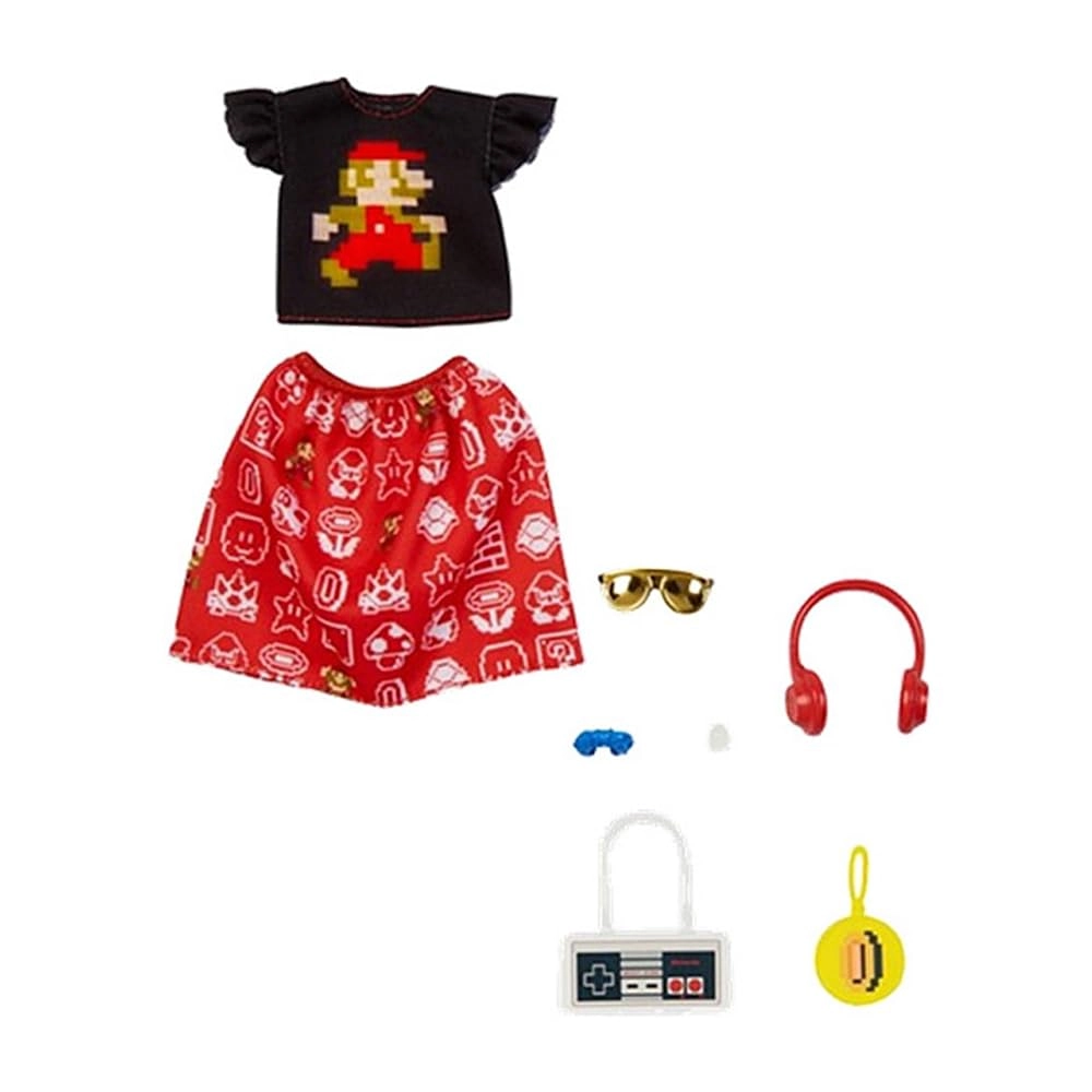 Barbie Storytelling Fashion Pack - Super Mario 6 piece(s) Ages 3+