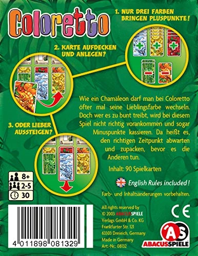Coloretto: Jubiläumsedition - Card Game