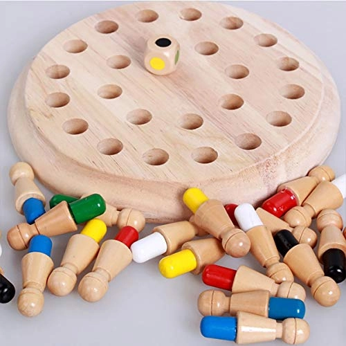 Memory Chess Game - Wooden Educational