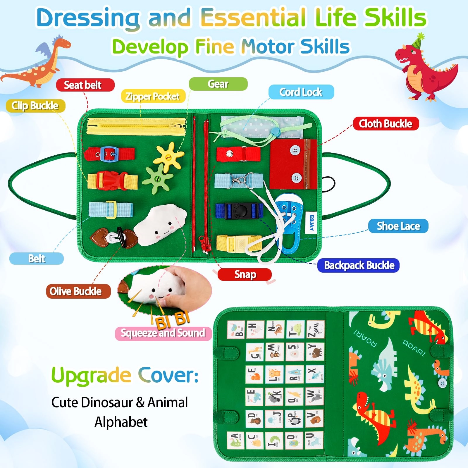 Alphabet Busy Board - 3 years+