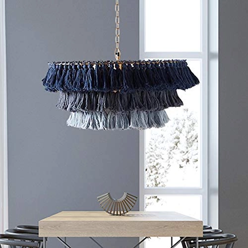 Tassel Chandelier - 61*32cm Black